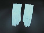 WHITE LEATHER GLOVES A
